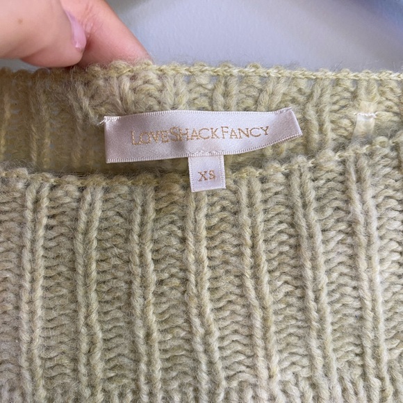 Loveshackfancy hand dyed sweater XS - Picture 5 of 7